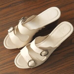 JF Ayesha Curry Billie platform block heel mule sandal  sz 10. NWOB